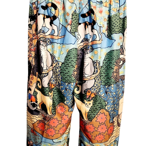 Shein Curve | Women's Colorful Animal Printed Lounge Pants (Size 1XL) - Picture 11 of 13